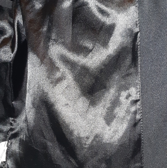 Mens Arctic Eagle Black Wool Pea Coat Jacket - Picture 5 of 6